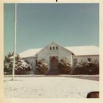 ocracoke-school with snow